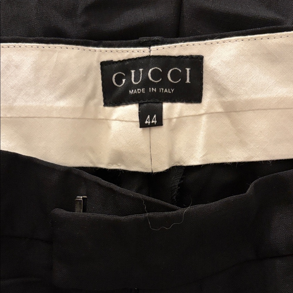 Vintage Gucci Black Italian Dress Pants